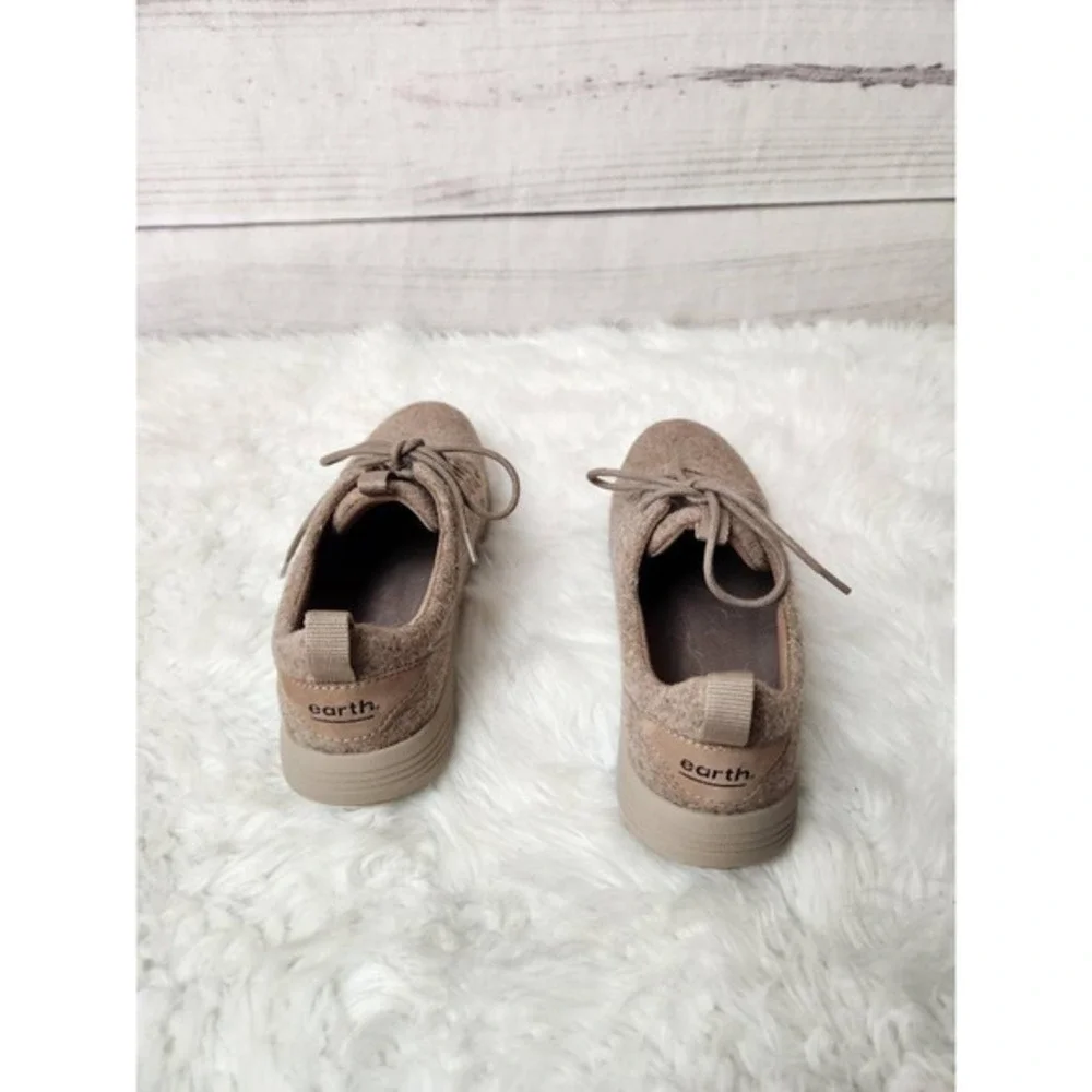 Earth Womens Scenic Quartz Fashion Sneakers Shoes Beige Taupe Lace Up Fabric 8M‎